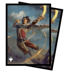 Wilds of Eldraine Kellan, the Fae-Blooded Standard Deck Protector sleeves for Magic (100-pack)
